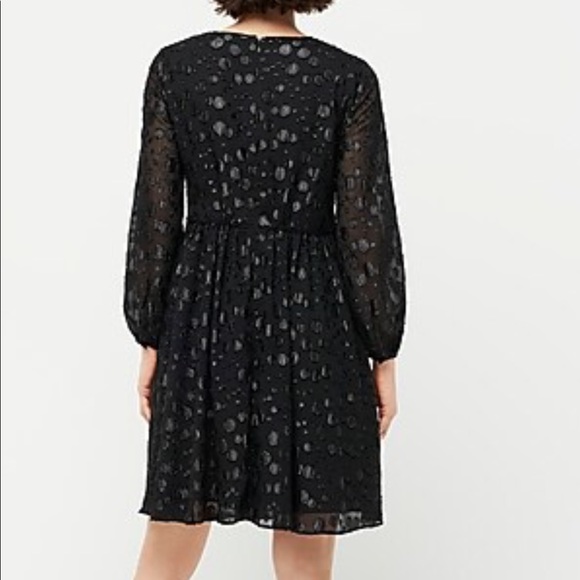 🆕J. Crew A-Line Dress with Metallic Dots - Picture 3 of 14